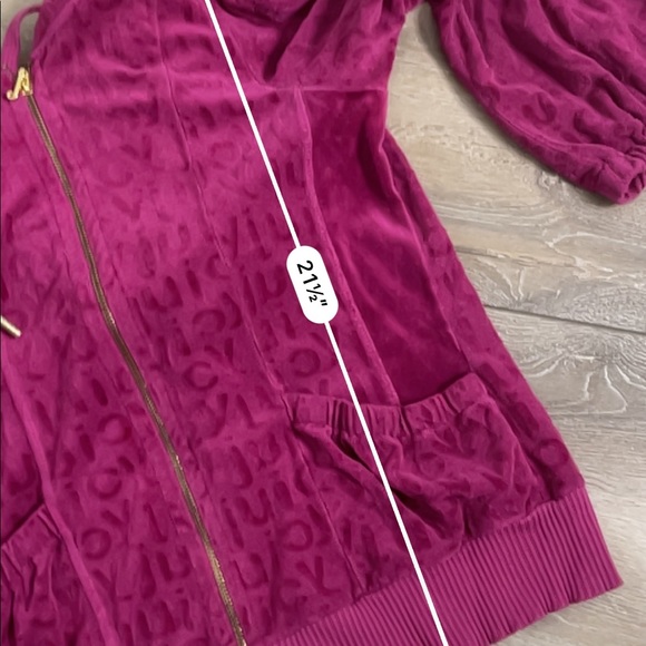 Juicy couture Y2K vintage velour full zip jacket - Picture 5 of 5